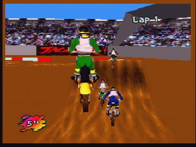 Supercross 3D screenshot 7 for Jaguar